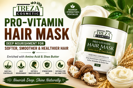 Treza Cosmetic Pro-Vitamin Hair Mask: Deep Nourishment for Softer, Smoother & Healthier Hair