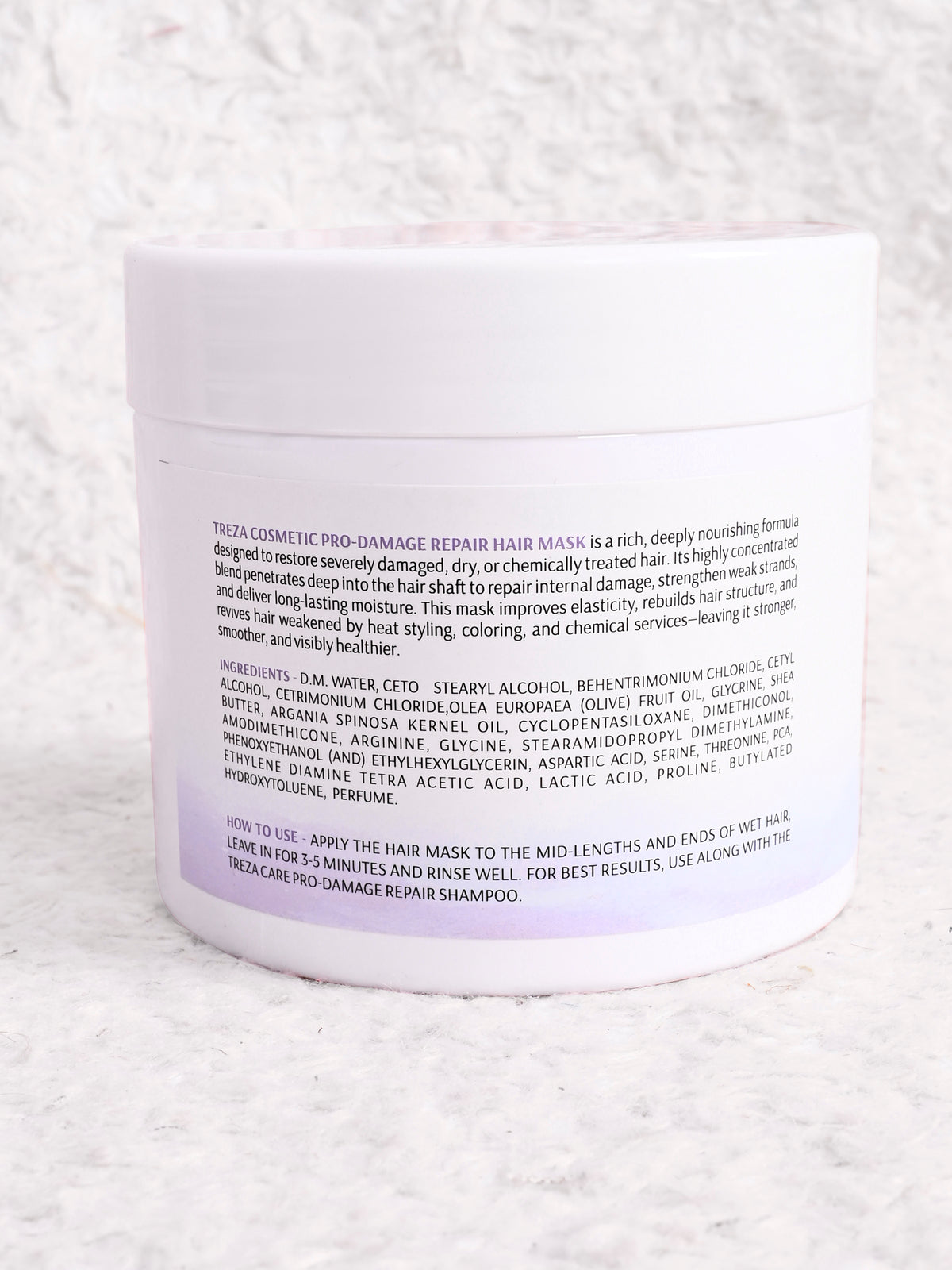 Treza Cosmetic Pro-Damage Repair Hair Mask - 500g
