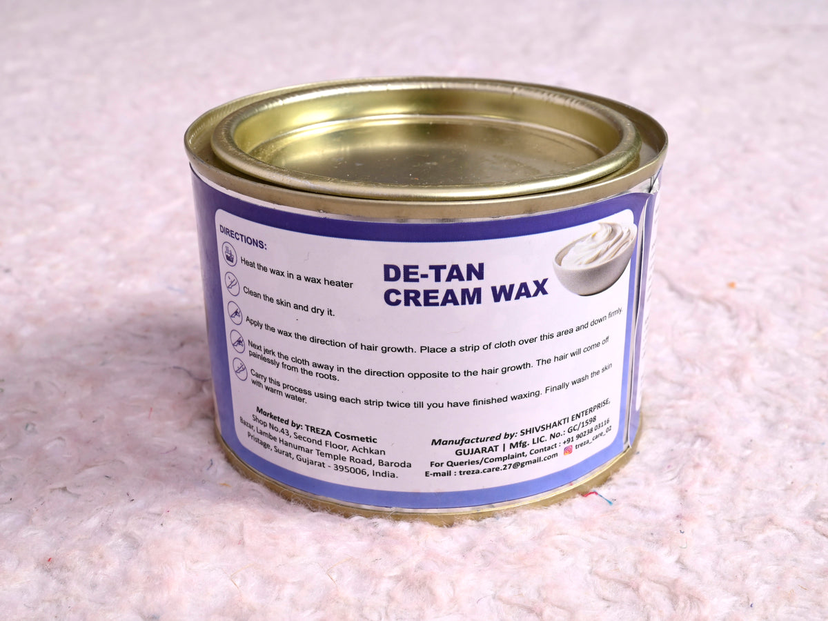 Treza Cosmetic De-Tan Cream Wax – 450g