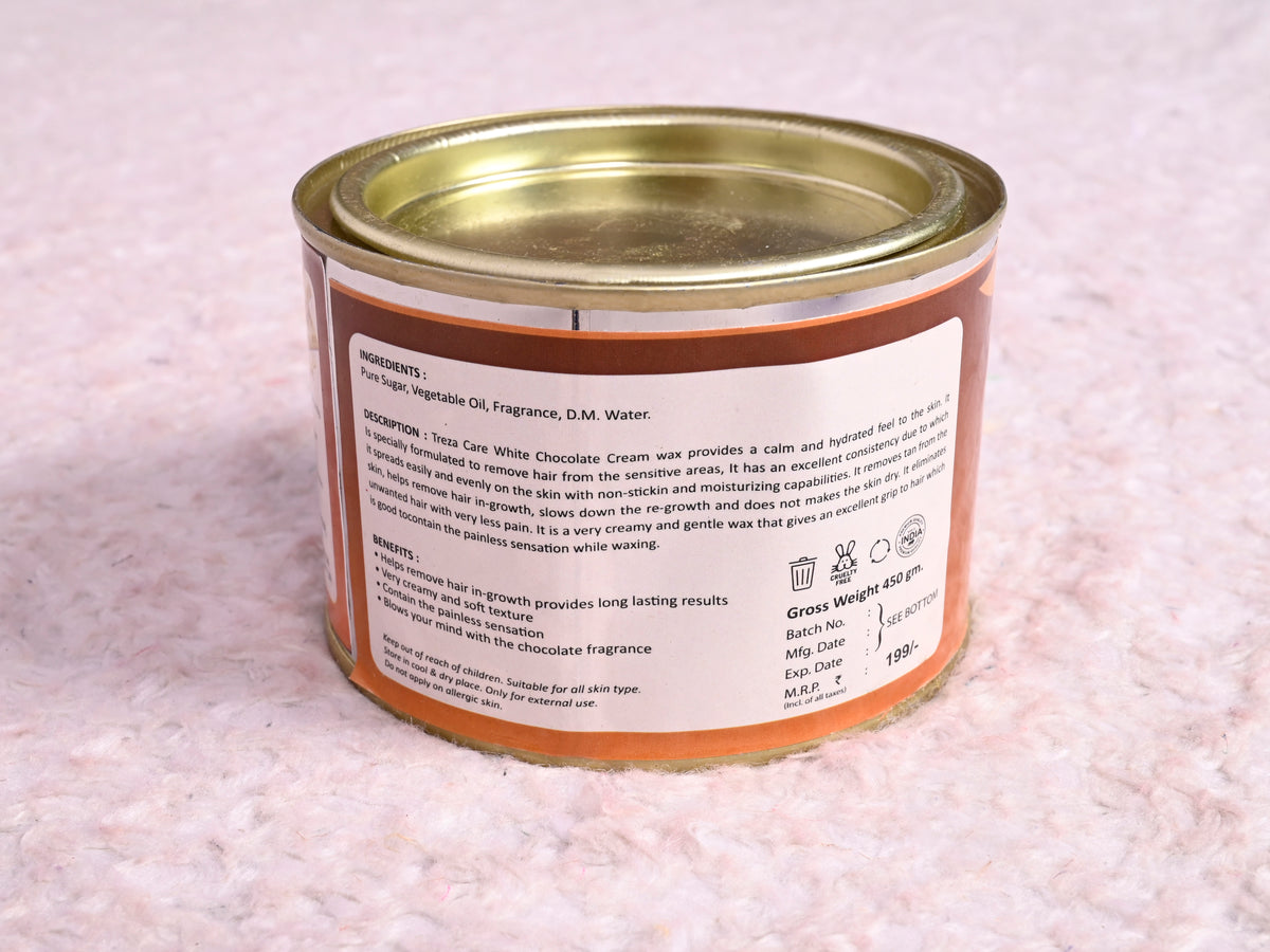 Treza Cosmetic White Chocolate Cream Wax – 450g