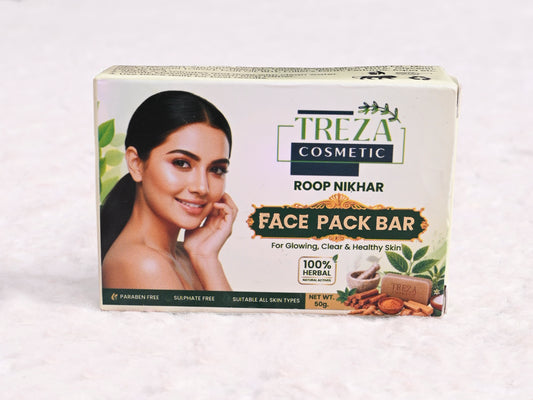 Treza Cosmetic Roop Nikhar Facepack Bar Pack of 3 - 3x50gm