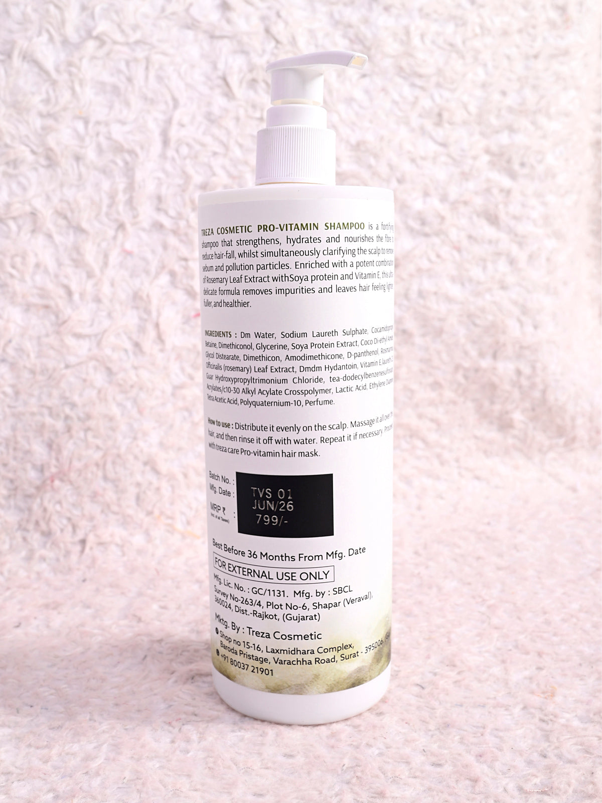 Treza Cosmetic Pro Vitamin Shampoo - 500ml
