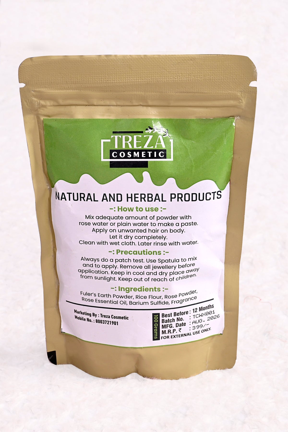 Sandalwood Herbal Best Wax Powder