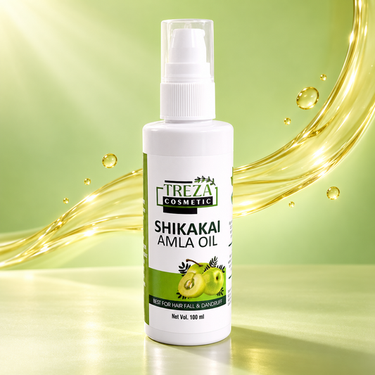 Treza Cosmetic  Shikakai Amla Hair Oil – Strength & Shine Naturally