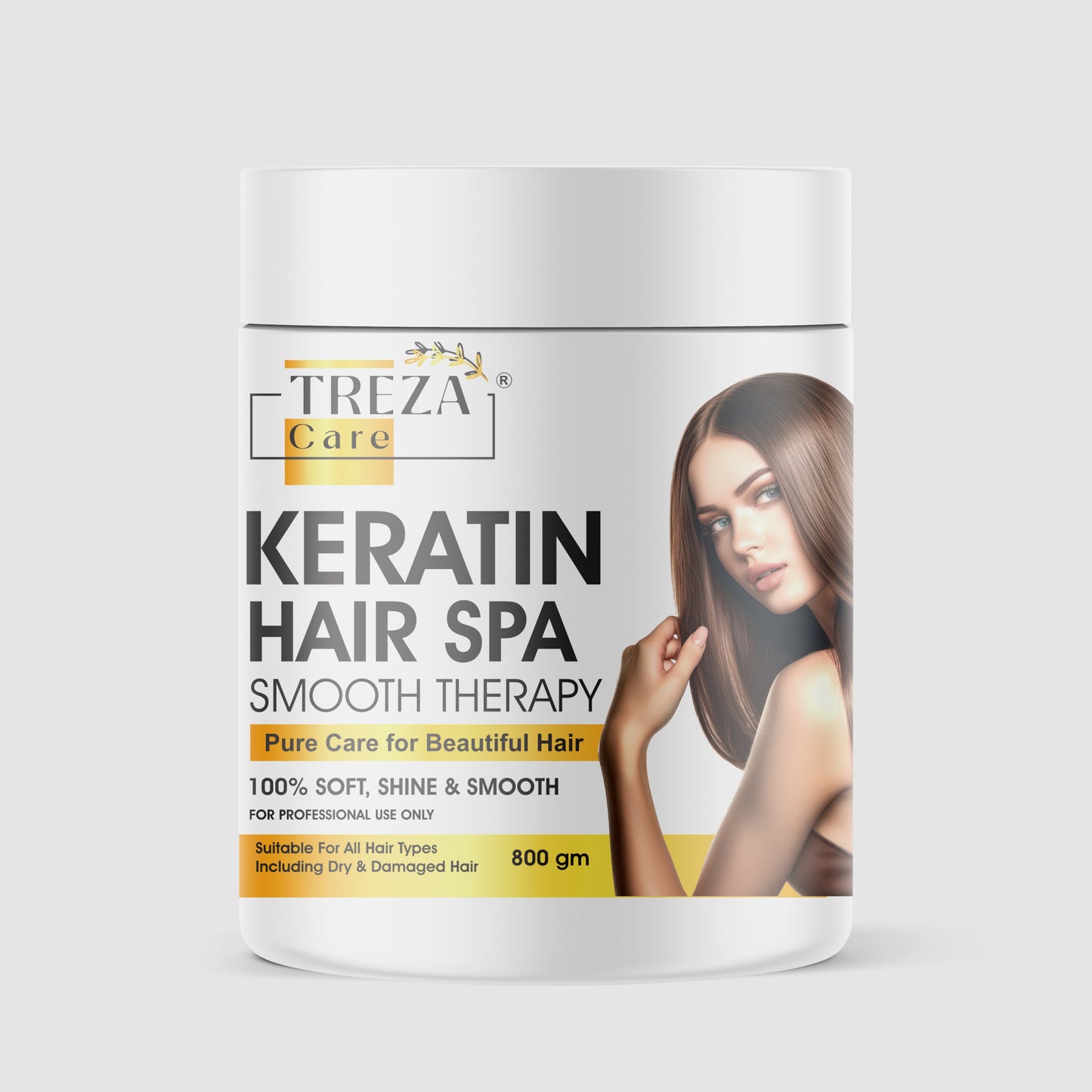 Treza Care Hair Spa Treatment Cream – Keratin & Vitamin E, 800ml